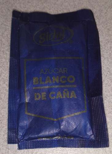 Portugal Sachet Sucre Bleu Sugar Sidul Azúcar Blanco de Caña Açúcar Branco de Cana