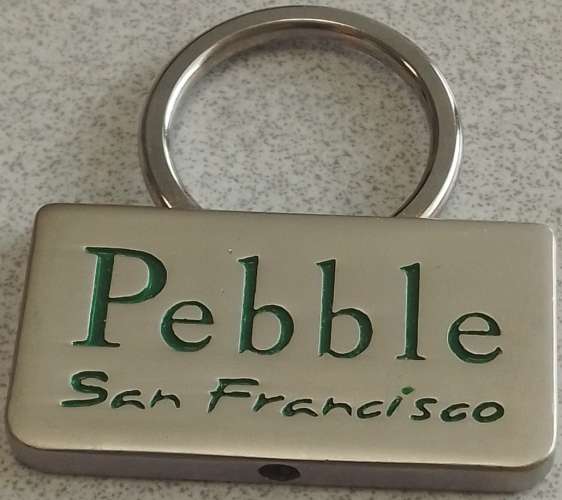 Etats Unis Porte clefs Key Chains Porte Clés Métal Pebble San Francisco