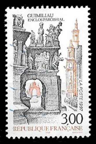 France 1997 - Y&T 3080 (o) - Guimiliau enclos paroissial