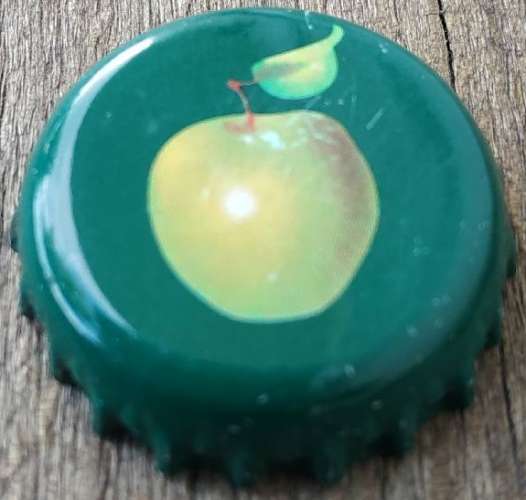 Capsule Crown Cap verte avec une pomme