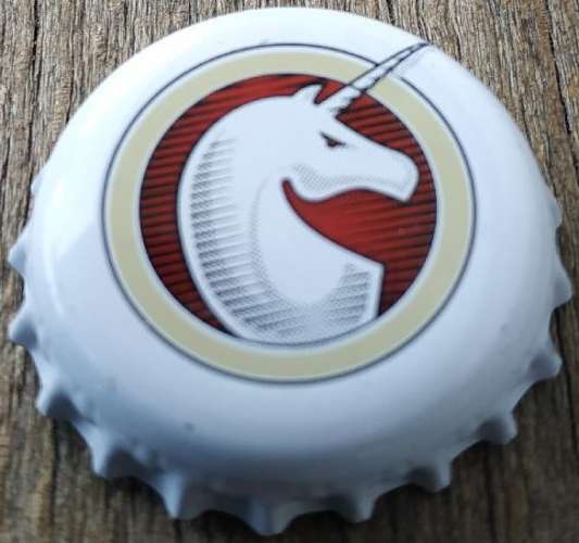 France Capsule Bière Beer Crown Cap Licorne White Blanche