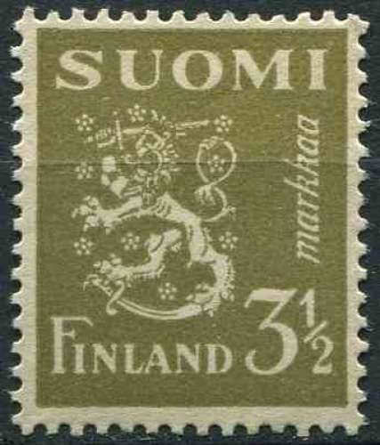 FINLANDE 1942 NEUF* charnière N° 259