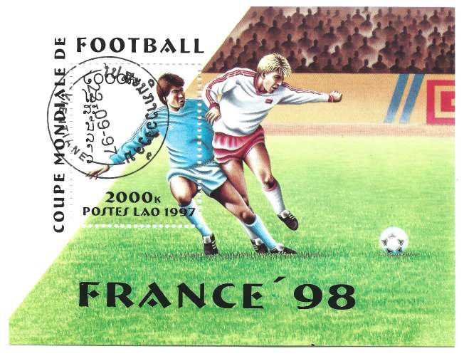 Laos 1997 - Football : Coupe du Monde France 98 