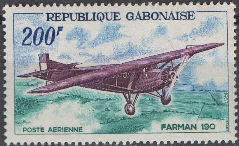 Evolution des transports aériens - Farman 190