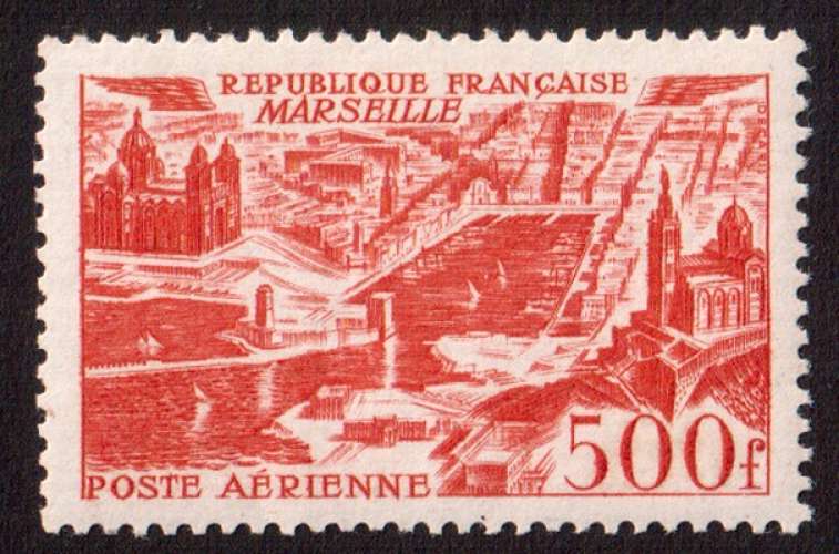 France 1949 PA Y&T 27 ** Marseille cote 70€