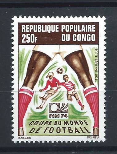 Congo PA N°188** (MNH) 1974 - Coupe du monde de football à Munich