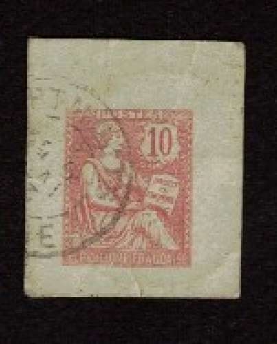France 1902-06 Y&T 124-CP1 Mouchon  cote 2€ 