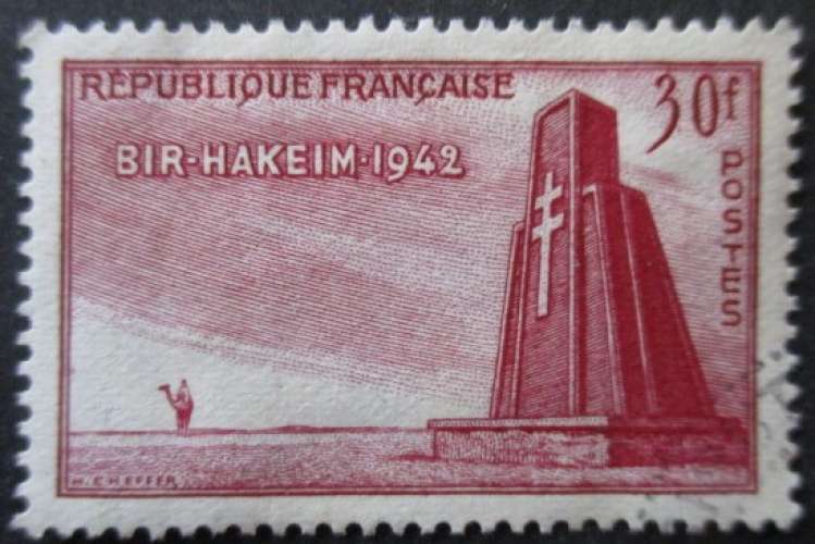 FRANCE N°925 Bataille de Bir Hakeim oblitéré