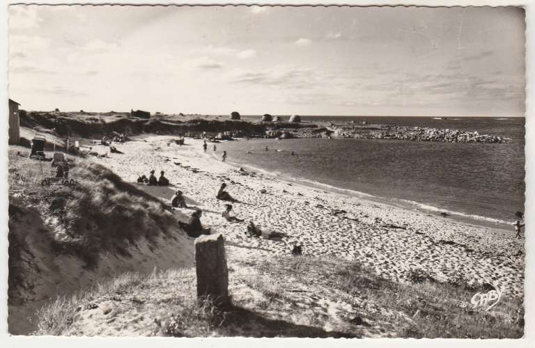 cpsm 22  Ile-Grande Plage de Port Gelin 