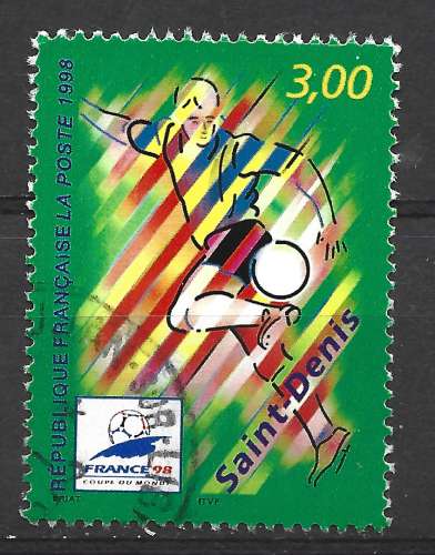 FRANCE 1998 - y & t : 3131 - FOOTBALL : FRANCE 98 SAINT-DENIS