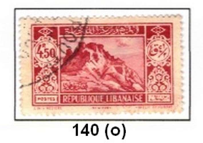Grand Liban 1930-35 Y&T 140 (o) Beaufort