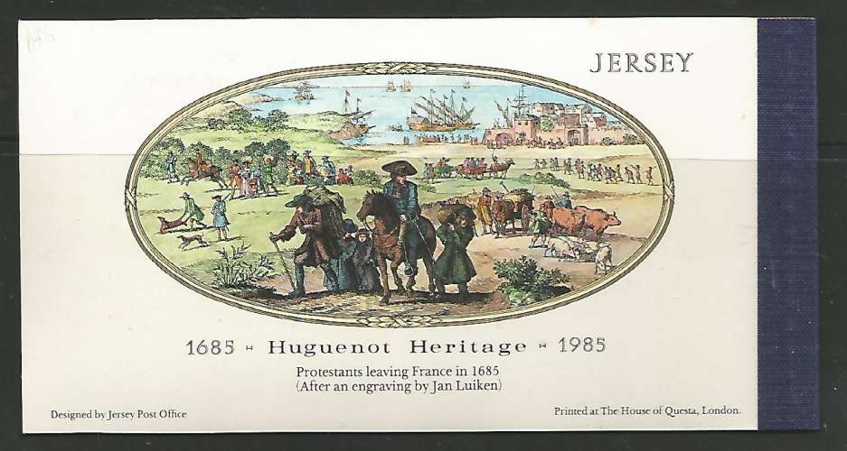 Jersey - 1985 - Héritage Huguenot - Carnet n° C 354 - Neuf **