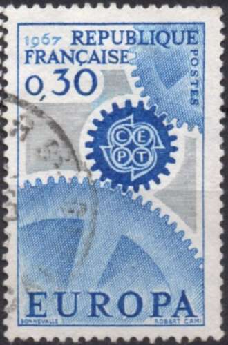 0652 - Y&T n° 1521 - oblitéré - Europa - 1967 - France