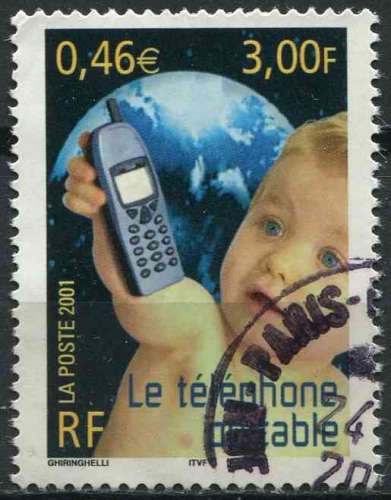 FRANCE 2001 OBLITERE N° 3374