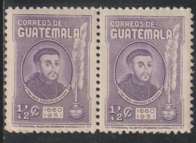 GUATEMALA 1952 - Y&T N° 355**