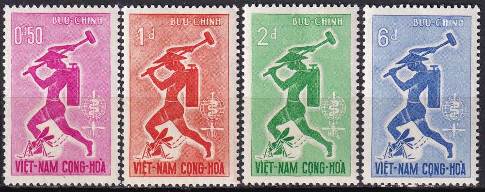 vietnam du sud ... n° 188 à 191  neufs** ...1962