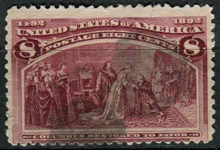 ETATS UNIS 1893 oblitéré N° 87