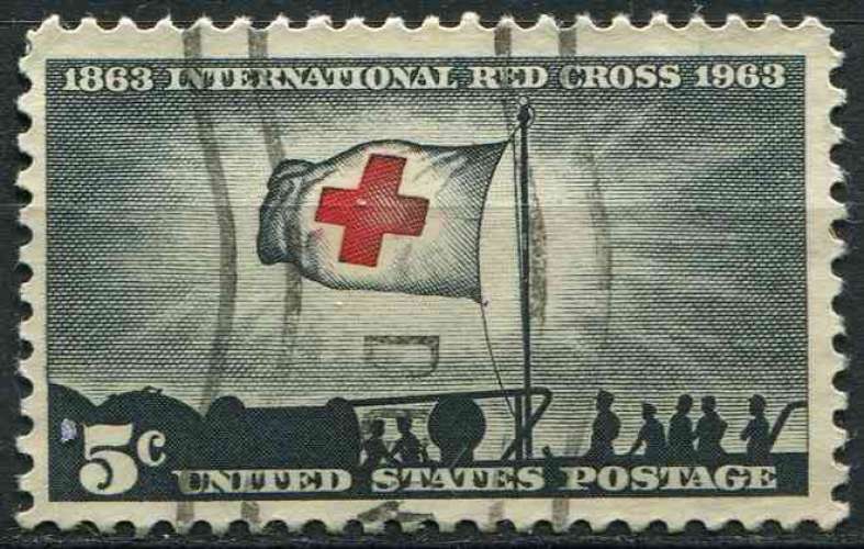 ETATS UNIS 1963 oblitéré N° 753 Croix-Rouge
