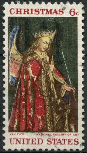 ETATS UNIS 1968 oblitéré N° 867a Noël
