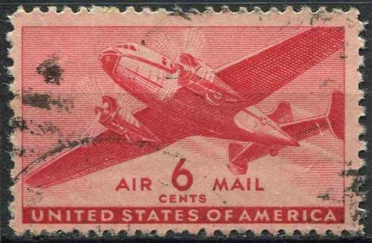 ETATS UNIS 1941 oblitéré Poste aérienne N° 26