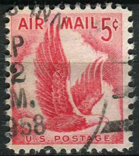 ETATS UNIS 1954 oblitéré Poste aérienne N° 48