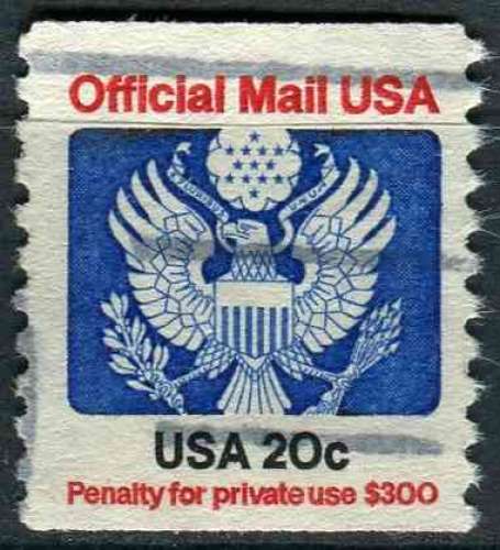 ETATS UNIS 1983 oblitéré SERVICE N° 102