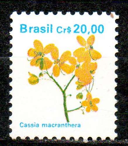 Bresil Yvert N°1963 Neuf 1990 Fleur CASSIA MACRANTHERA 