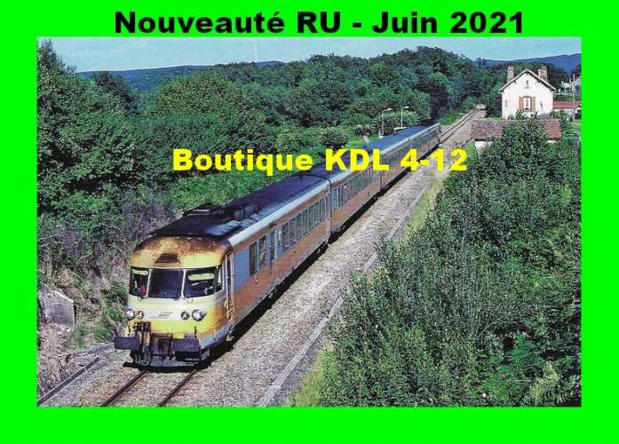 *RU 1875 à 1924 - Série de 50 CPM - Les trains du Massif Central