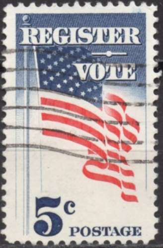 B714 - Y&T n° 765 - oblitéré - Participation au vote - 1964 - Etats Unis
