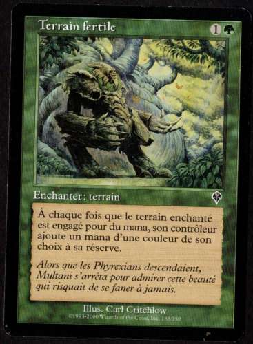Magic The Gathering Deckmaster 1993-2000 n° 1 terrain fertile