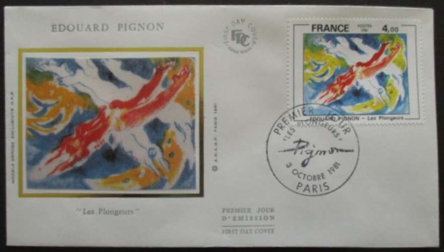 FRANCE FDC Tableau de Pignon 03-10-1981 Paris