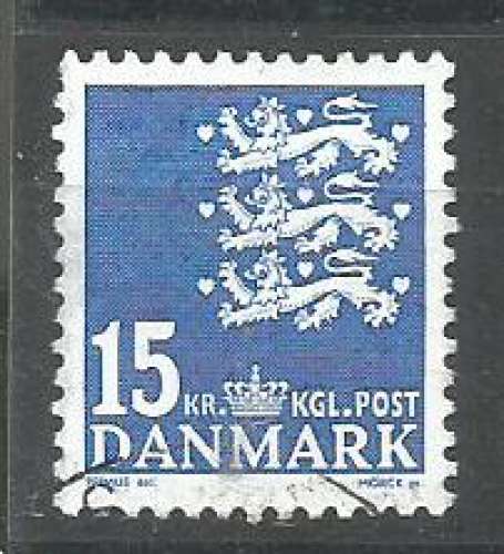 Danemark   2010 - YT 1593 - Armoiries - cote 3,00