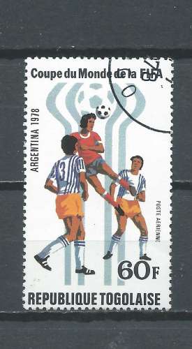 TOGO 1978- COUPE DU MONDE DE FOOTBALL OBLITÉRÉ