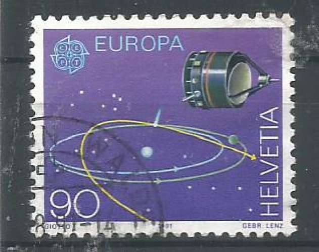 Suisse 1991  - YT n° 1373 - Europa - Sonde spatiale 