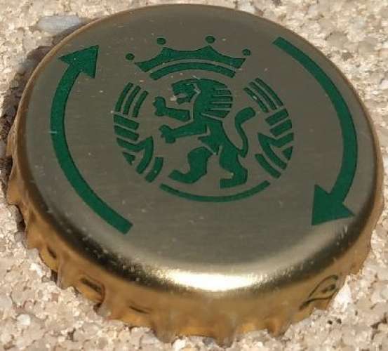 Capsule Bière Beer Crown Cap Dorée Twist Logo Couronne et Lion