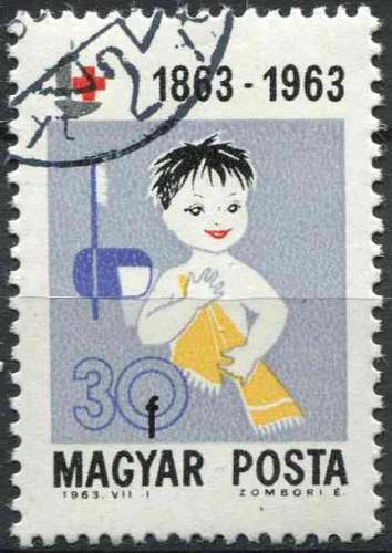 HONGRIE 1963 OBLITERE N° 1599 Croix-Rouge