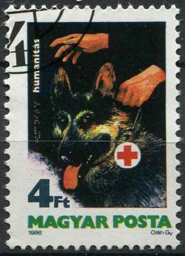 HONGRIE 1986 OBLITERE N° 3030 Croix-Rouge