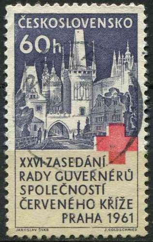 TCHECOSLOVAQUIE 1961 OBLITERE N° 1171 Croix-Rouge