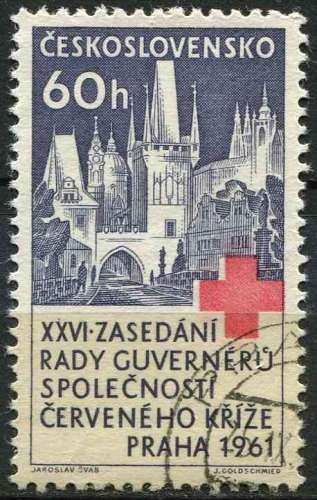 TCHECOSLOVAQUIE 1961 OBLITERE N° 1171 Croix-Rouge