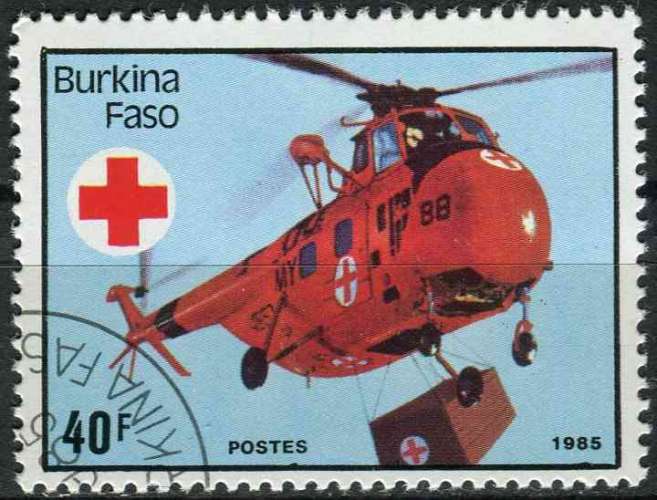 BURKINA FASO 1985 OBLITERE N° 688 Croix-Rouge