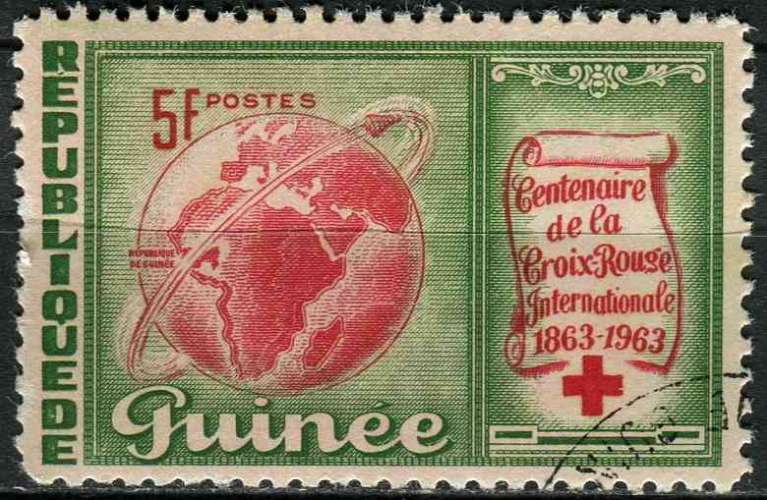 GUINEE 1963 OBLITERE N° 168 Croix-Rouge