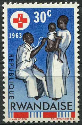 RWANDA 1963 NEUF** MNH N° 46 Croix-Rouge