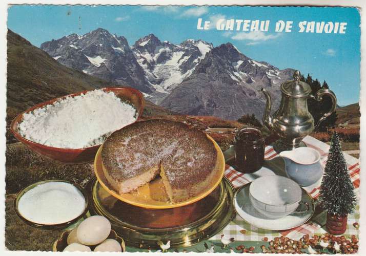cpsm  Recette : Le Gâteau de Savoie