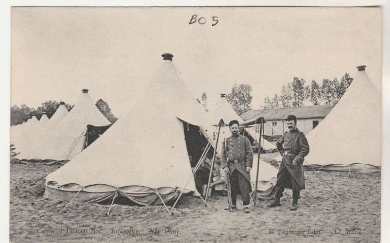 cpa  72 Camp d'Auvours 