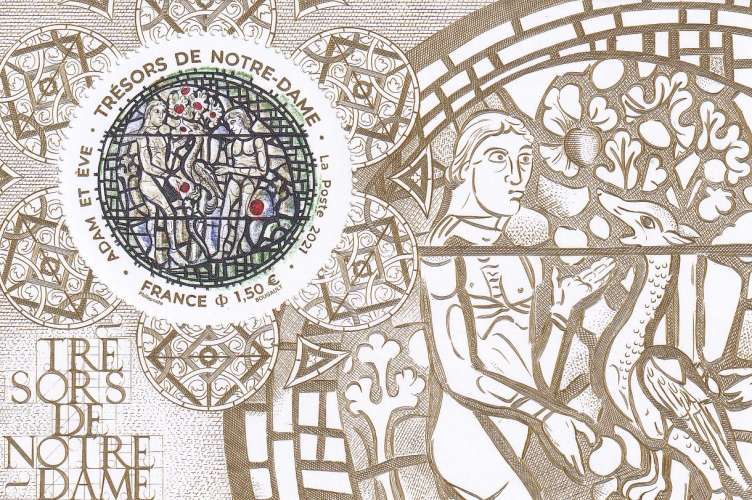 Trésors de Notre Dame-  -2021- N°Yvert F5487 - MNH