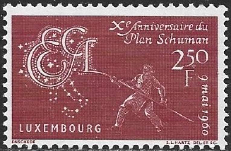 Luxembourg - 1960 - Y&T 578** - MNH