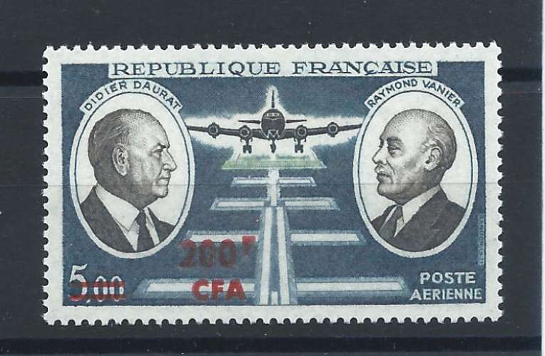 Réunion CFA PA N°62** (MNH) 1972 - Aviateurs 