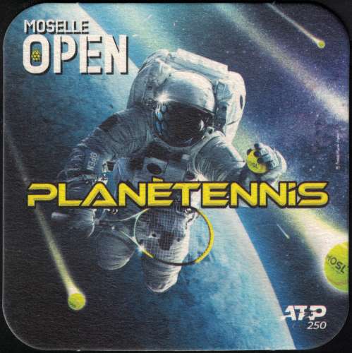 France Sous Bock Beermat Coaster Moselle Open Planètennis ATP250 Tennis