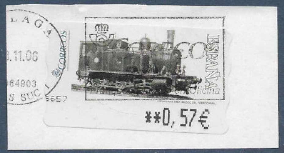 ESPAGNE 2005 : yt D110 Oblitéré/Used # Locomotive Palau