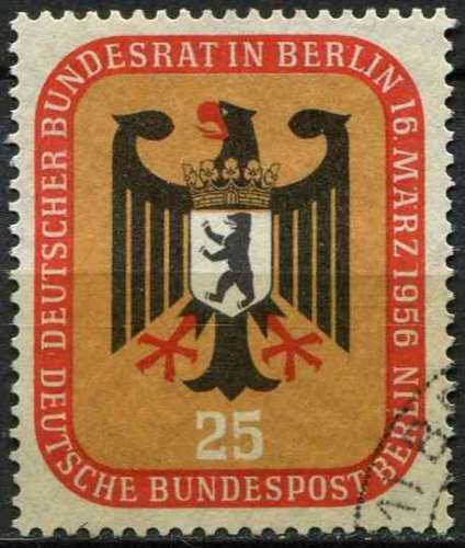 ALLEMAGNE BERLIN 1956 OBLITERE N° 122